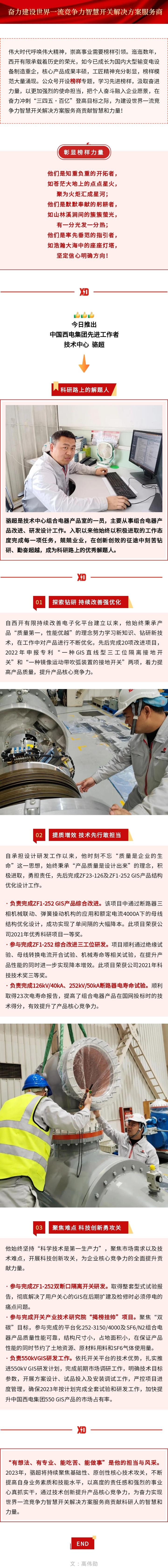 模范 | 科研路上的解题人：中国西电集团先进事情者——手艺中心  骆超-拉斯维加斯3133cc