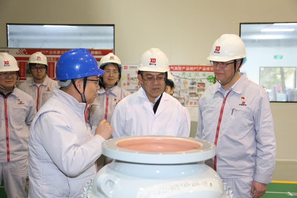 中国西电集团党委常委，，，中国西电党委常委、总会计师石丹来拉斯维加斯3133cc有限调研-拉斯维加斯3133cc