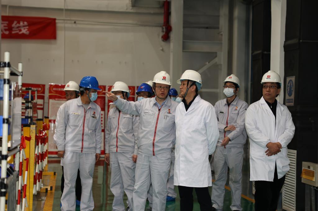中国西电集团党委常委、中国西电党委常委、副总司理马玎一行调研拉斯维加斯3133cc有限-拉斯维加斯3133cc