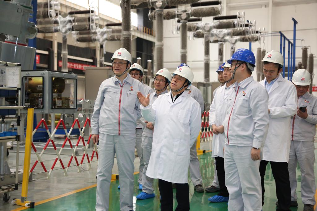 中国西电集团党委书记、董事长丁小林一行调研拉斯维加斯3133cc有限-拉斯维加斯3133cc
