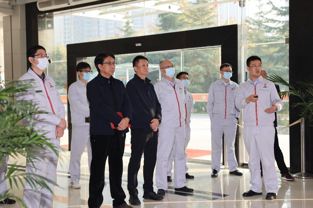 中国西电集团党委常委、中国西电党委常委、副总司理马玎一行调研拉斯维加斯3133cc有限-拉斯维加斯3133cc