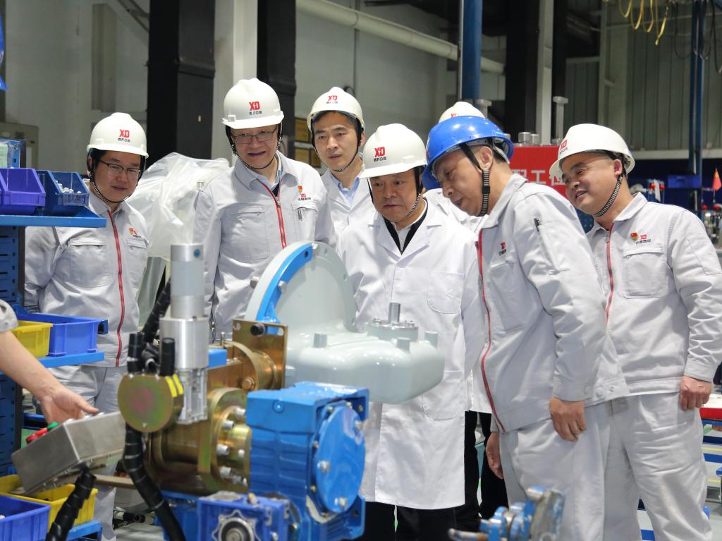 中国西电集团党委书记、董事长丁小林一行调研拉斯维加斯3133cc有限-拉斯维加斯3133cc